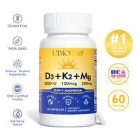 Vitamin D3 & K2 & Mg Softgel