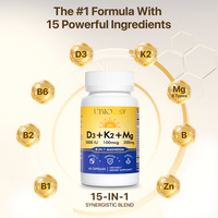 Vitamin D3 & K2 & Mg Softgel